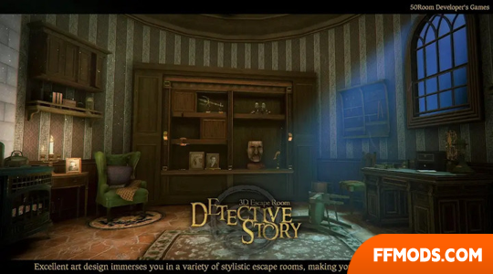 3D Escape Room Detective Story