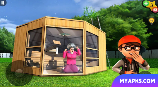 Professor assustador 3D