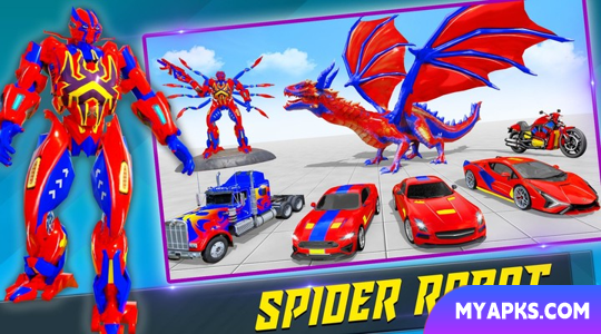 Spider Robot Car Makeover War