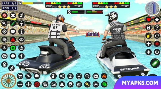 Jet Ski Boat Stunt Racing Game