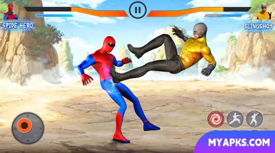 Jogo de luta de super-heróis Kungfu