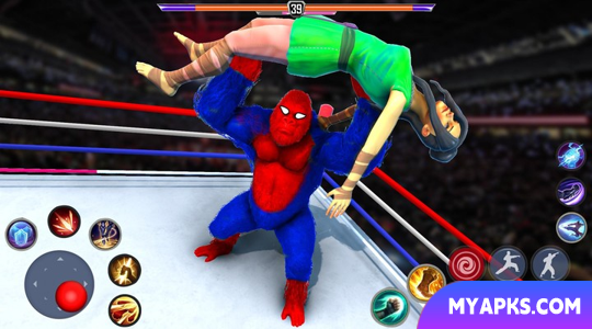 Jogo de luta de super-heróis Kungfu