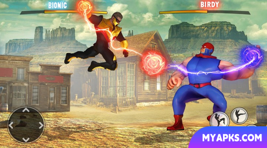 Jogo de luta de super-heróis Kungfu