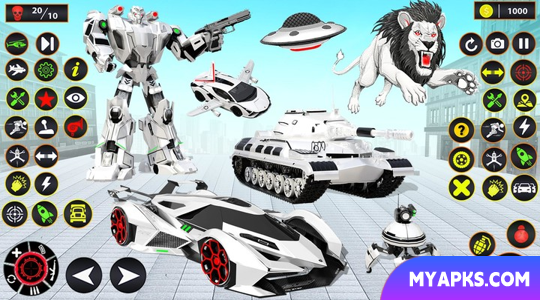 Jogo Muscle Car Robot Car