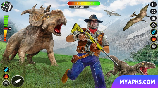 Jogos de armas para caçadores de dinossauros