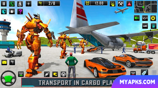 Car Robot Transforming Game