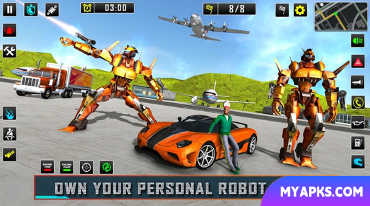 Car Robot Transforming Game