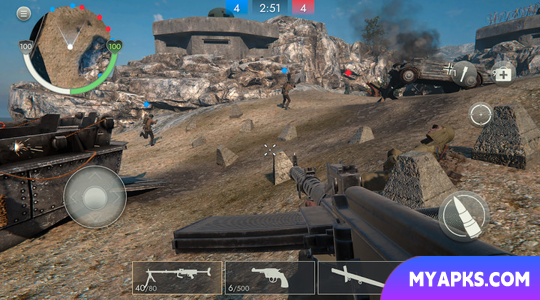 Frontline 1942: Jogos de tiro