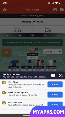 Time dos sonhos no Fantasy Football