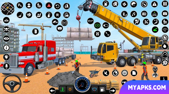 Jogos reais de construção de guindastes