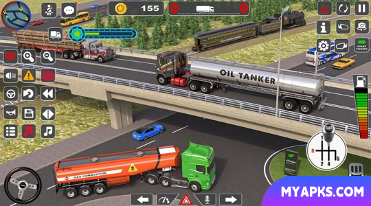 Jogos de condução de caminhão-tanque de petróleo