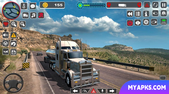 Caminhão de carga - jogos de motorista de entrega