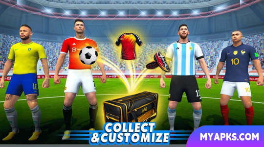 Jogo de futebol da liga de futebol 3D