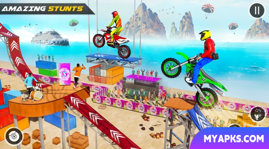 Real Bike Stunt Racing Games