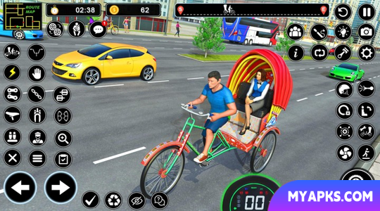 BMX Bike Taxi Driving City Passenger Simulator