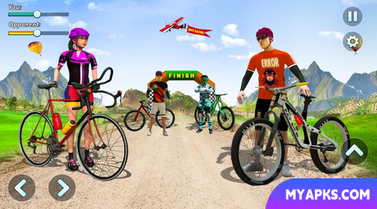 Corrida de bicicleta BMX - Acrobacia de bicicleta