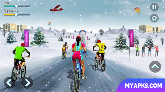 Corrida de bicicleta BMX - Acrobacia de bicicleta