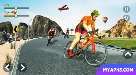 Corrida de bicicleta BMX - Acrobacia de bicicleta