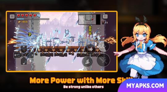 Dungeon Slasher: RPG Roguelike de ação em pixels