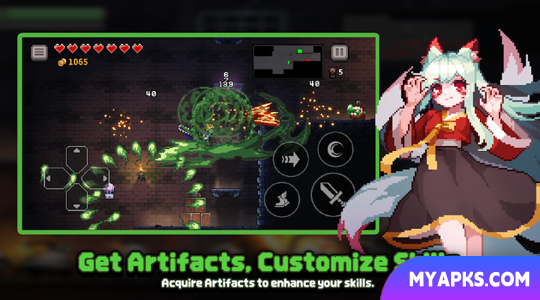 Dungeon Slasher: RPG Roguelike de ação em pixels