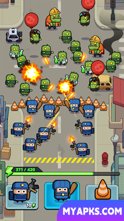 Luta no banheiro: Polícia vs Zumbi
