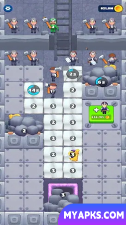 Tiny Miners: Escavador de solo