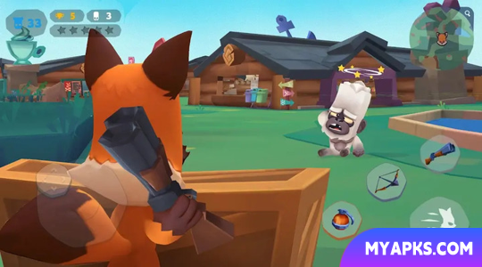 Animal Kings: Jogo Zoo Battle Royale 