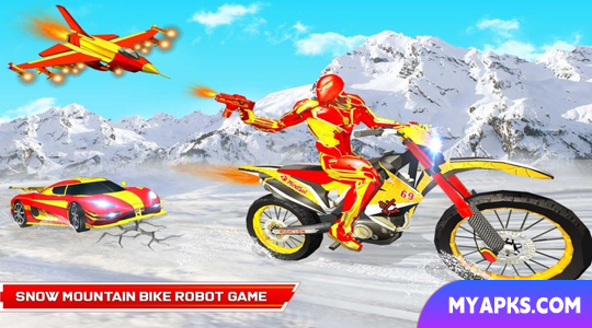 Snowmobiles, robôs transformadores.