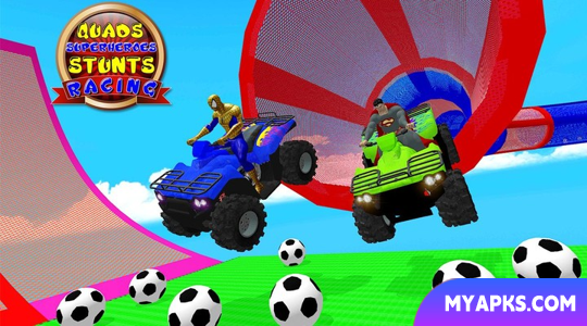 Quads Superheroes Stunts Racing