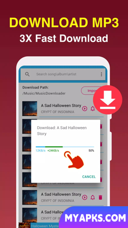 Downloader de músicas MP3 Download