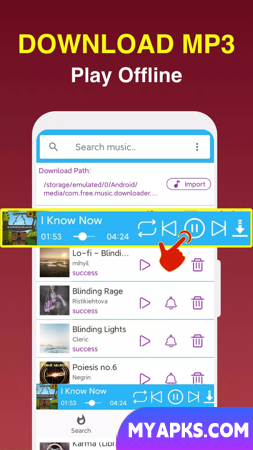 Downloader de músicas MP3 Download
