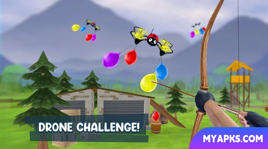 Jogo de tiro com balão de ar