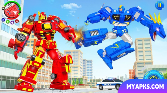 Jogo Limousine Car Dino Robot