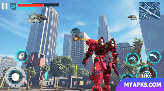Jogo de Transformação de Robô Drone