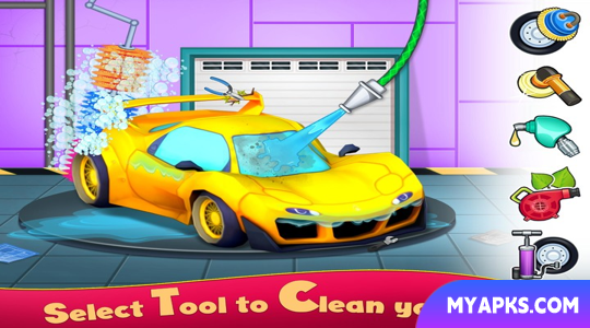 Jogo de lavagem de carros de bebês para meninos