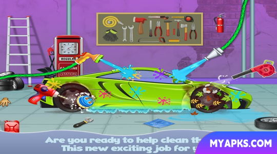 Jogo de lavagem de carros de bebês para meninos