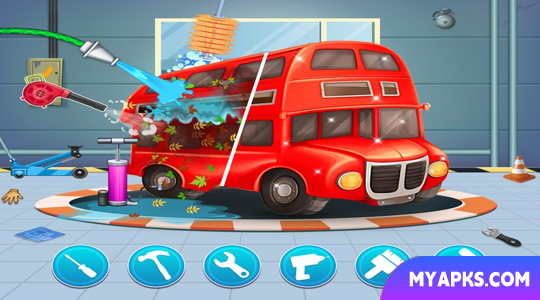 Jogo de lavagem de carros de bebês para meninos
