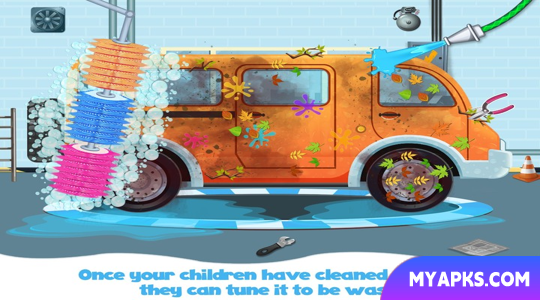 Jogo de lavagem de carros de bebês para meninos