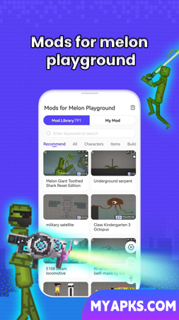 Mods para o Melon Playground