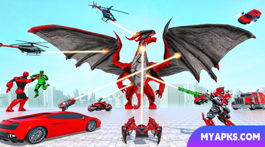 Jogo Dragon Robot Car