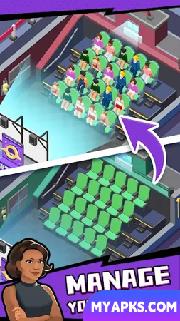 Jogo Idle Cinema Empire Tycoon