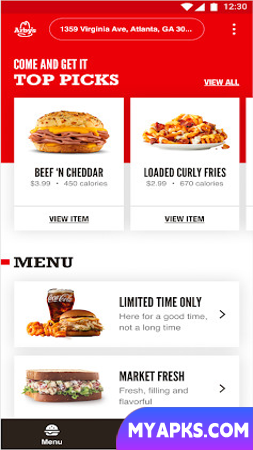 Sanduíches Arby's Fast Food