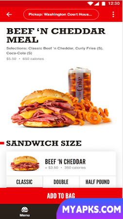 Sanduíches Arby's Fast Food