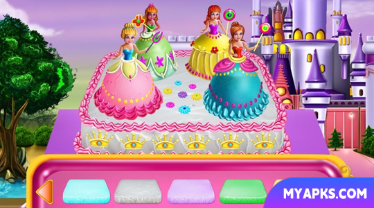 Culinária de bolos de princesas