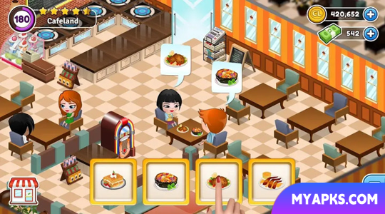 Cafeland - Jogos de restaurante