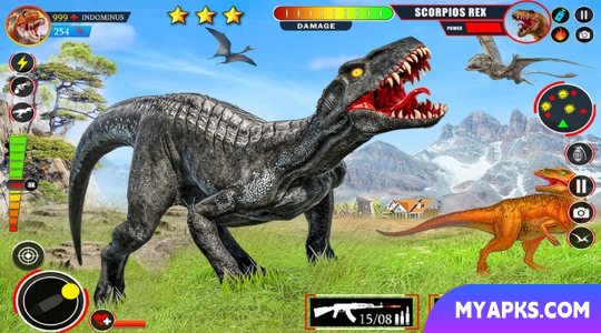 Caça selvagem: Jogos de Caça ao Dino