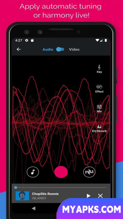 Voloco: Estúdio vocal, batidas e efeitos