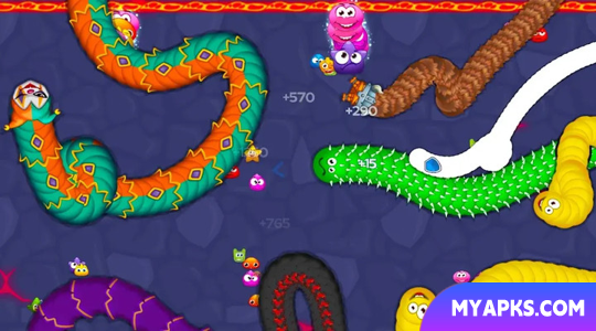 Worms Hunting - Snake Game Zone .iO