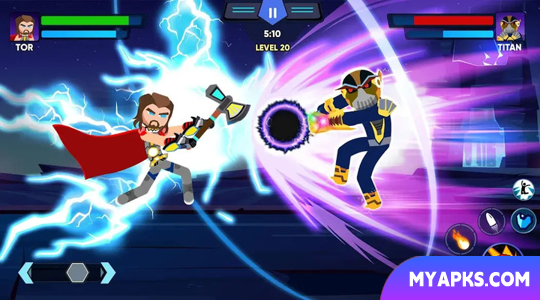 Super Stickman Fighting Battle