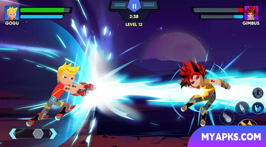 Super Stickman Fighting Battle